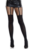 Колготки Leg Avenue Garter Illusion Tights with Net Detail One