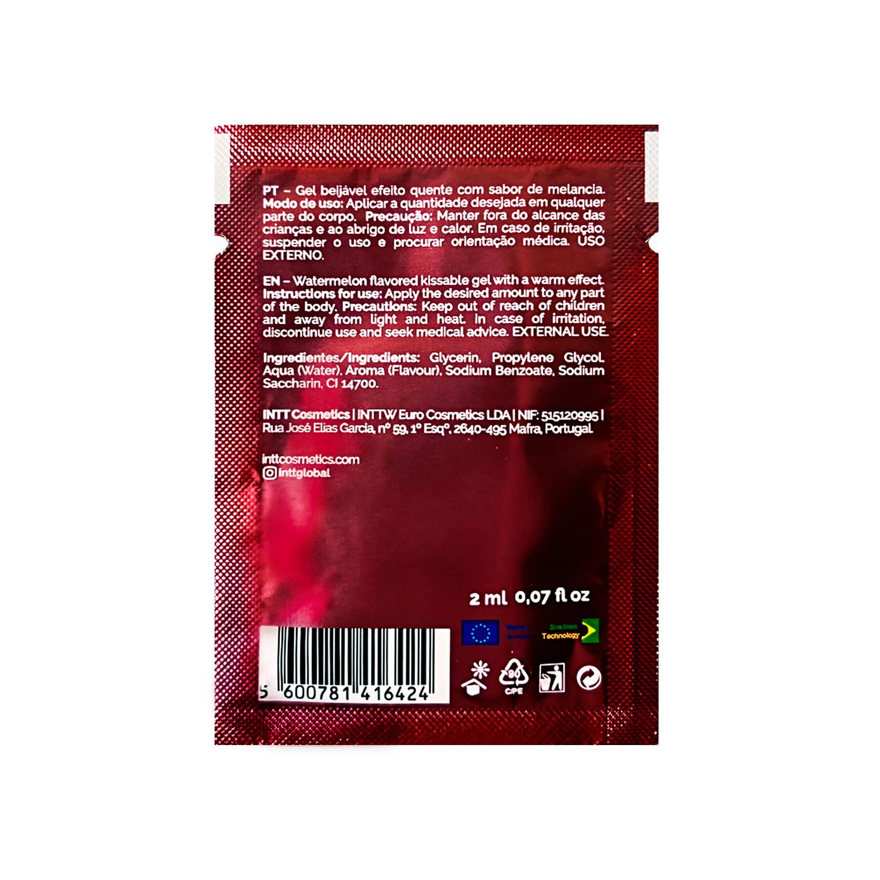 Гель для оральних пестощів Intt Lick Me Kissable Gel