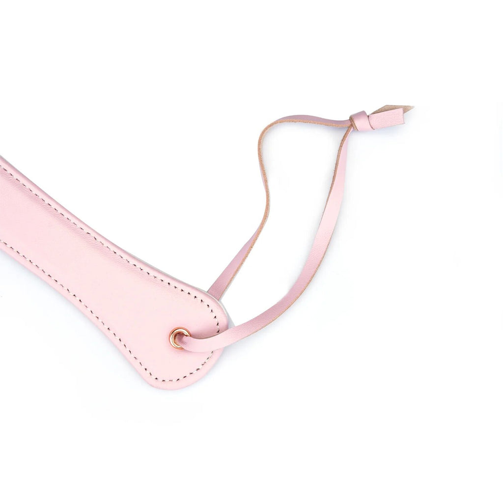 Падл та шльопалка Liebe Seele White & Pink Leather