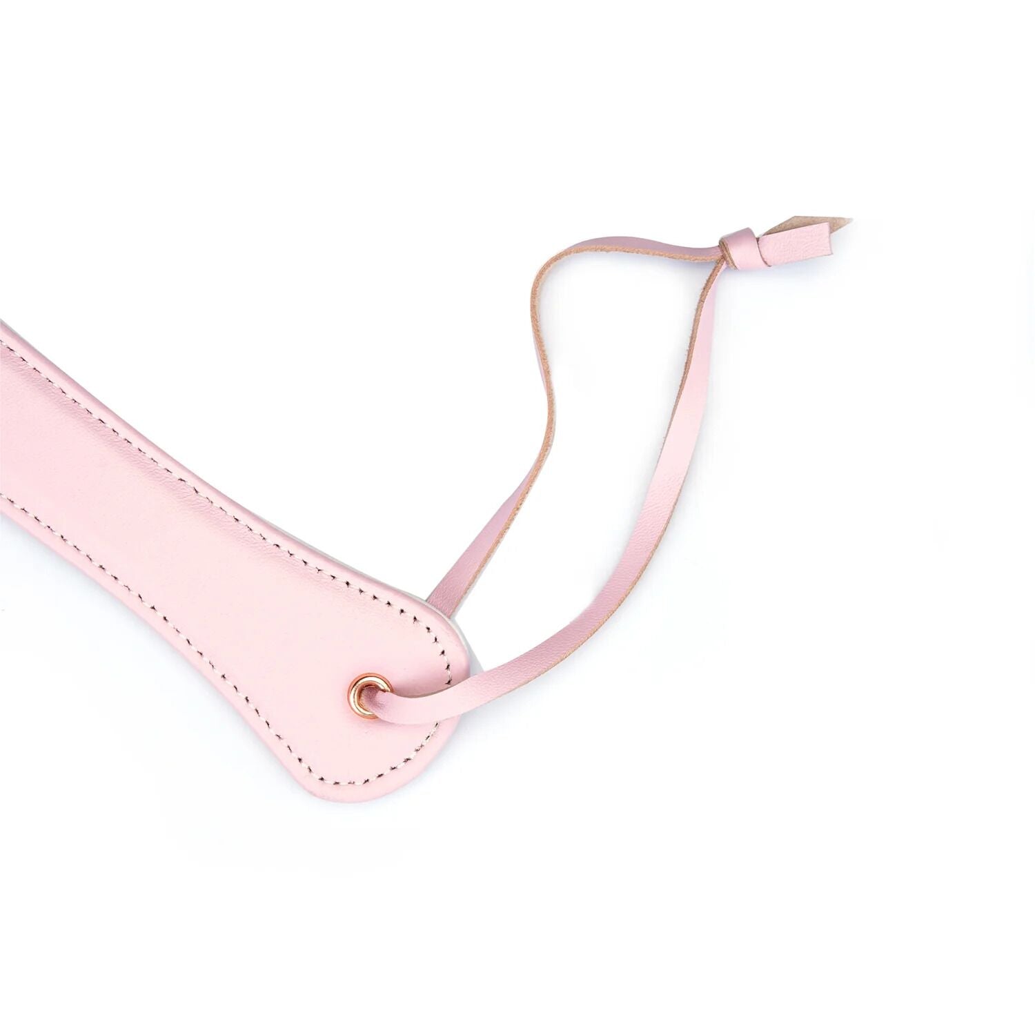 Падл та шльопалка Liebe Seele White & Pink Leather