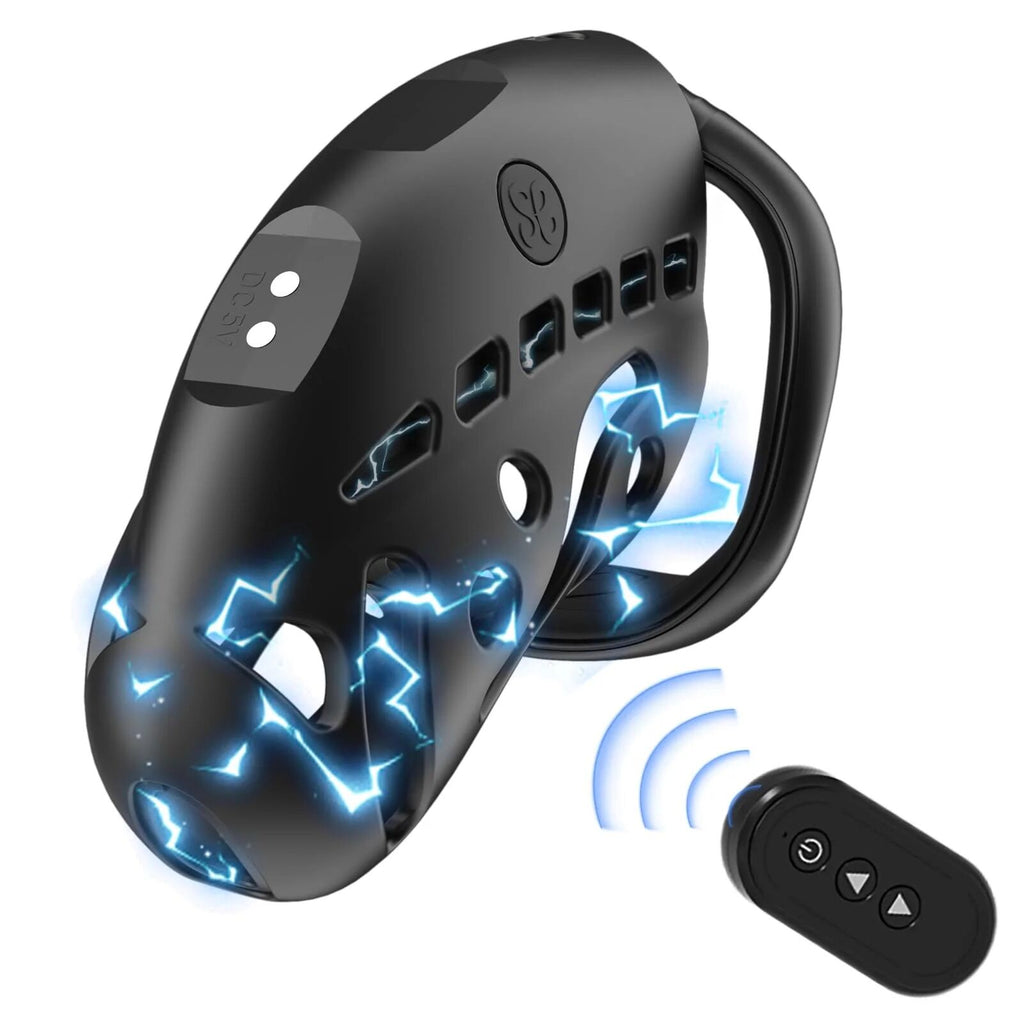 Клітка для члена з електростимуляцією LOCKINK SEVANDA Nautilus Estim