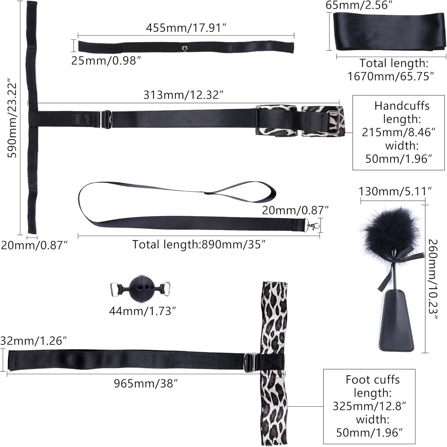 БДСМ-набір LOCKINK YEAHWOW Armbinder Restraint