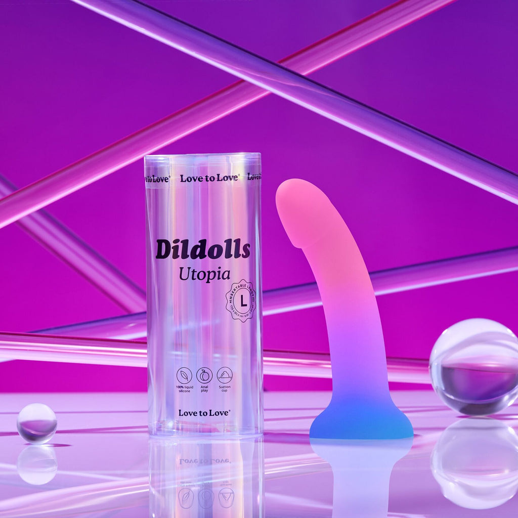 Дилдо з кольоровим градієнтом Love To Love DILDOLLS