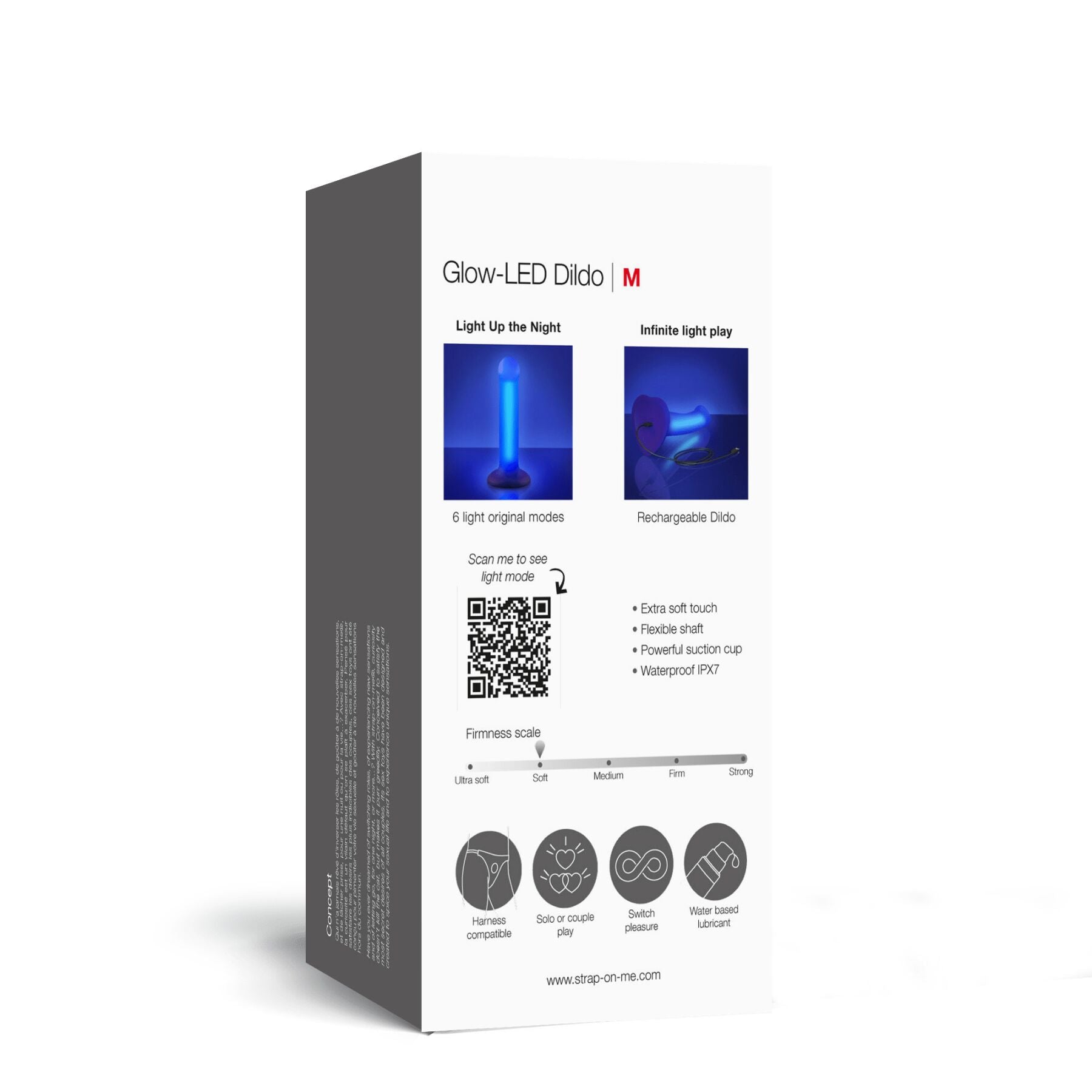 Дилдо, що світиться Strap-On-Me Glow-LED Dildo