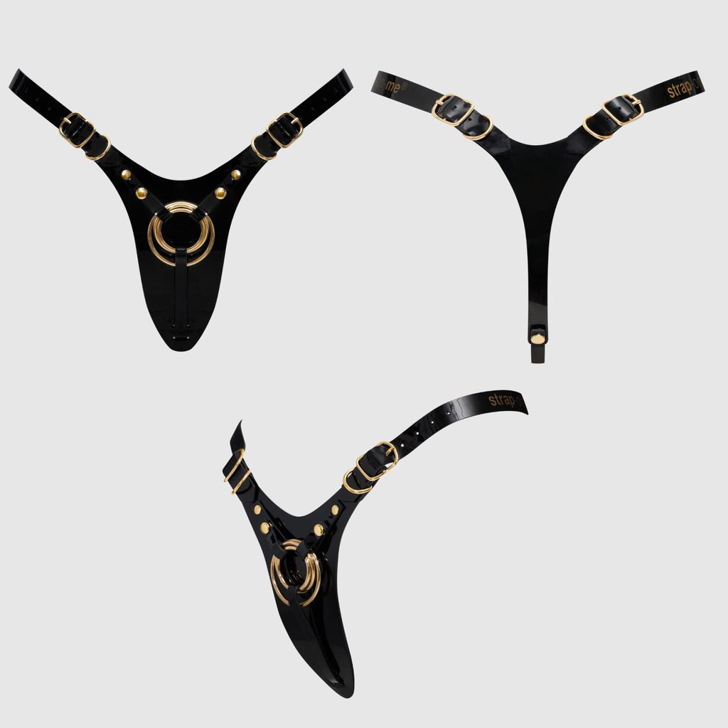 Трусики для страпона Strap-On-Me Leatherette Harness