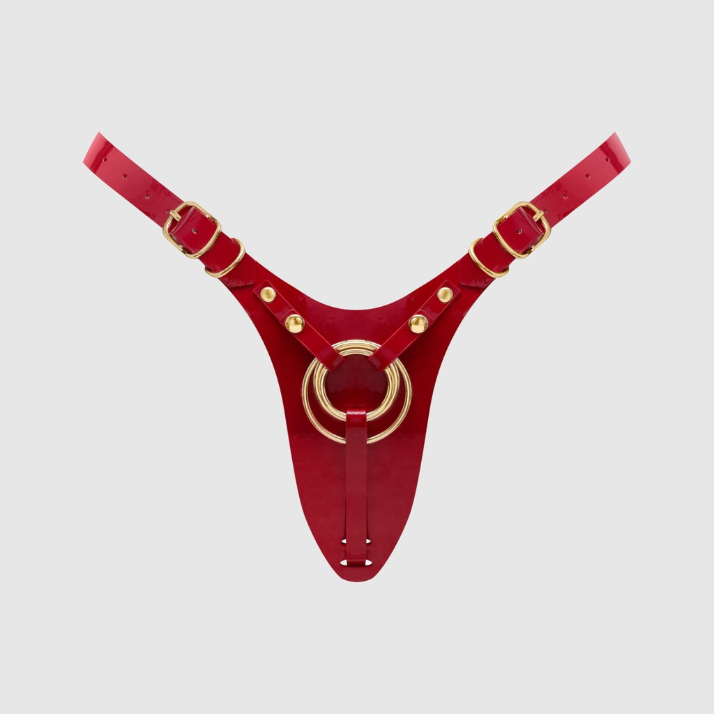 Трусики для страпона Strap-On-Me Leatherette Harness