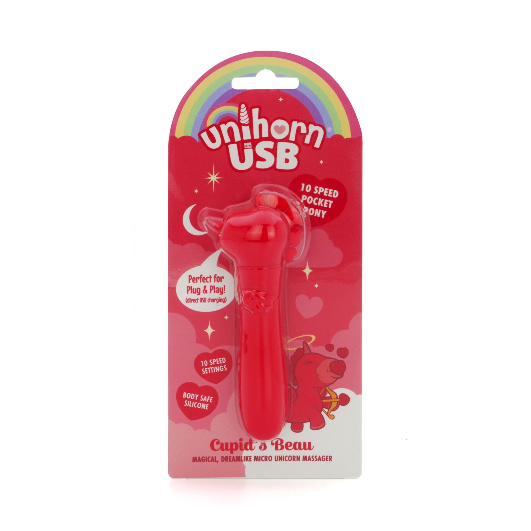 Вібратор-єдиноріжка Unihorn USB Bullet - Cupid's Beau