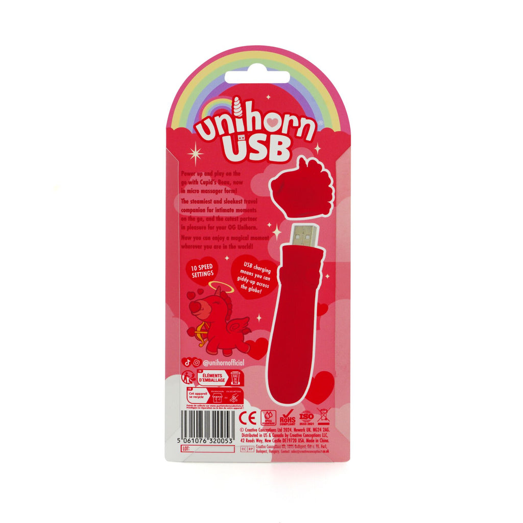Вібратор-єдиноріжка Unihorn USB Bullet - Cupid's Beau