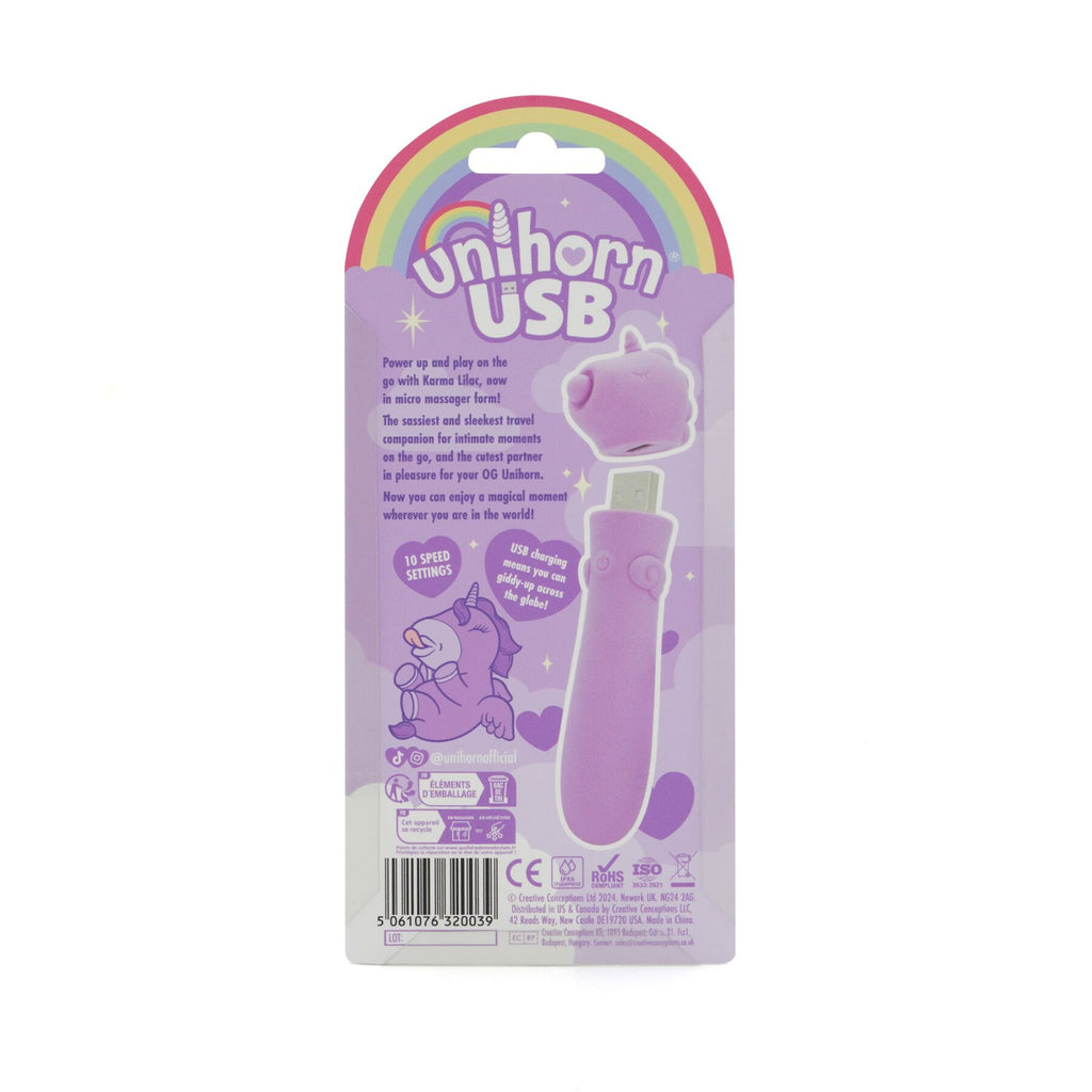 Вібратор-єдиноріжка Unihorn USB Bullet
