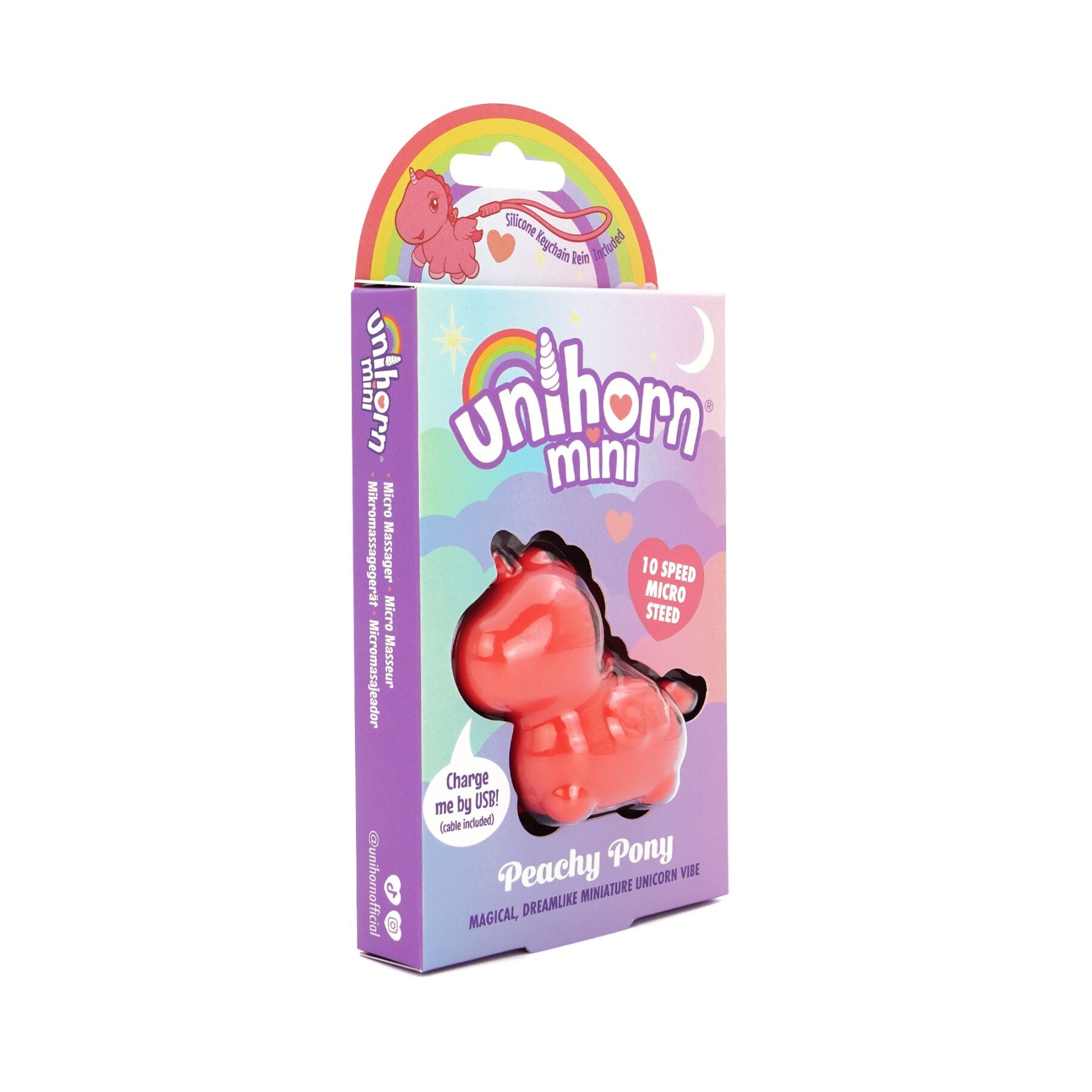 Вібратор-мінієдиноріжка Unihorn Mini - Peachy Pony