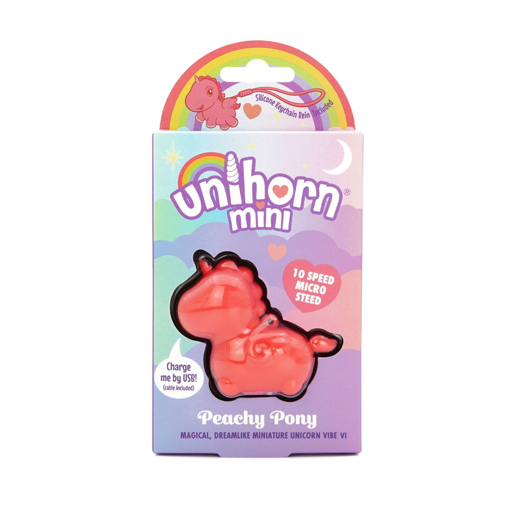 Вібратор-мінієдиноріжка Unihorn Mini - Peachy Pony