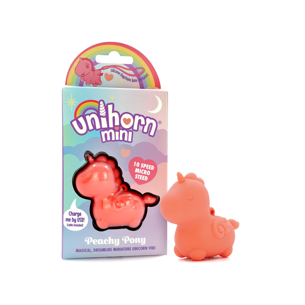 Вібратор-мінієдиноріжка Unihorn Mini - Peachy Pony