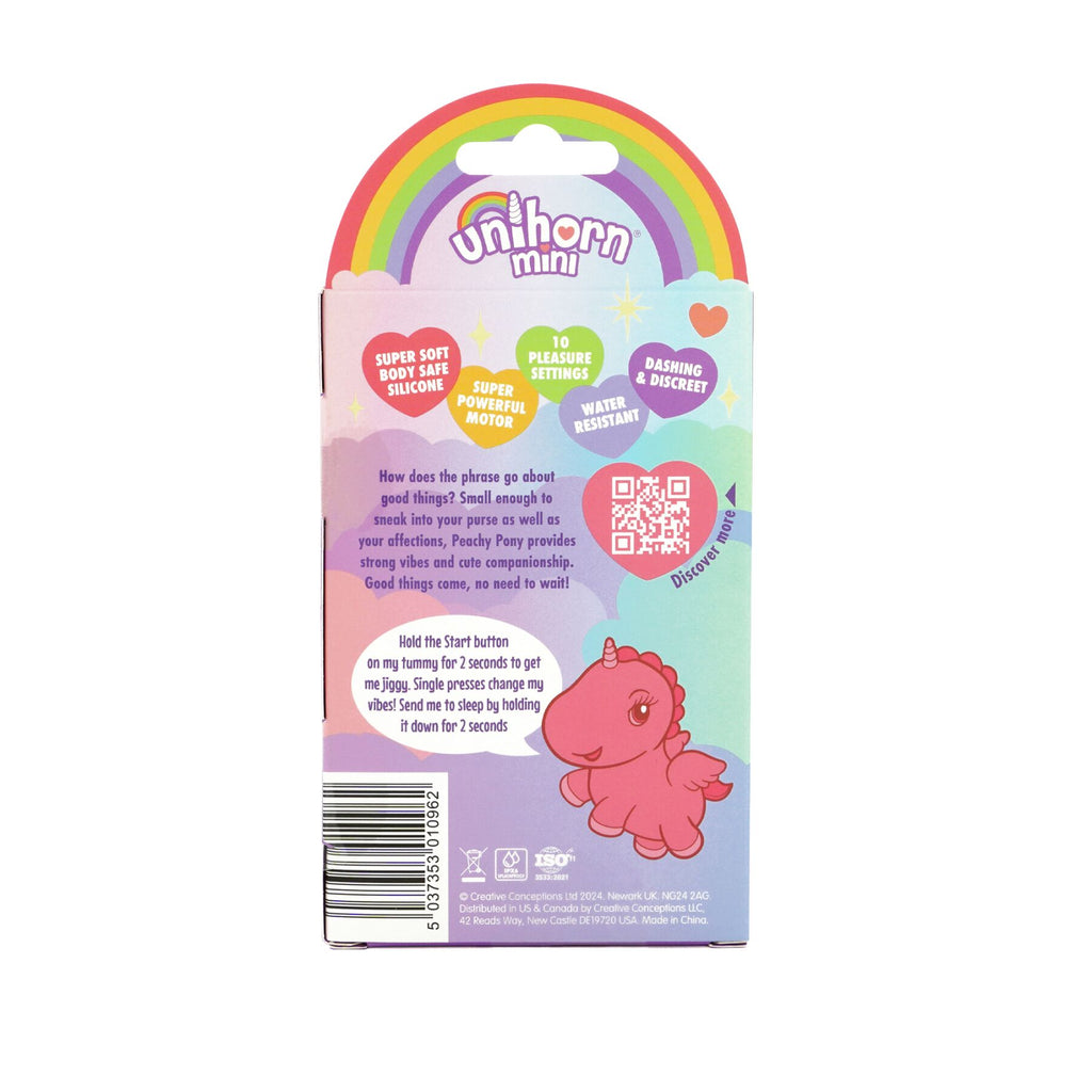 Вібратор-мінієдиноріжка Unihorn Mini - Peachy Pony