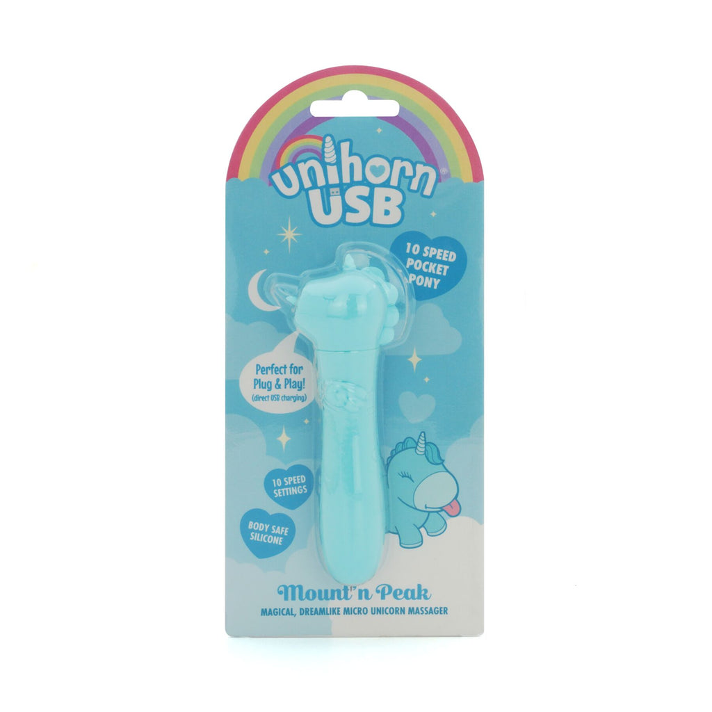 Вібратор-єдиноріжка Unihorn USB Bullet - Mount'n Peak
