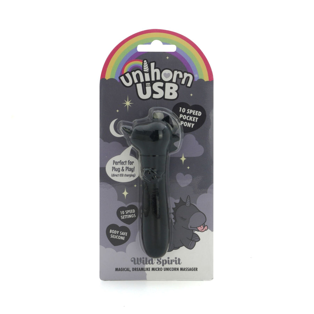 Вібратор-єдиноріжка Unihorn USB Bullet - Wild Spirit