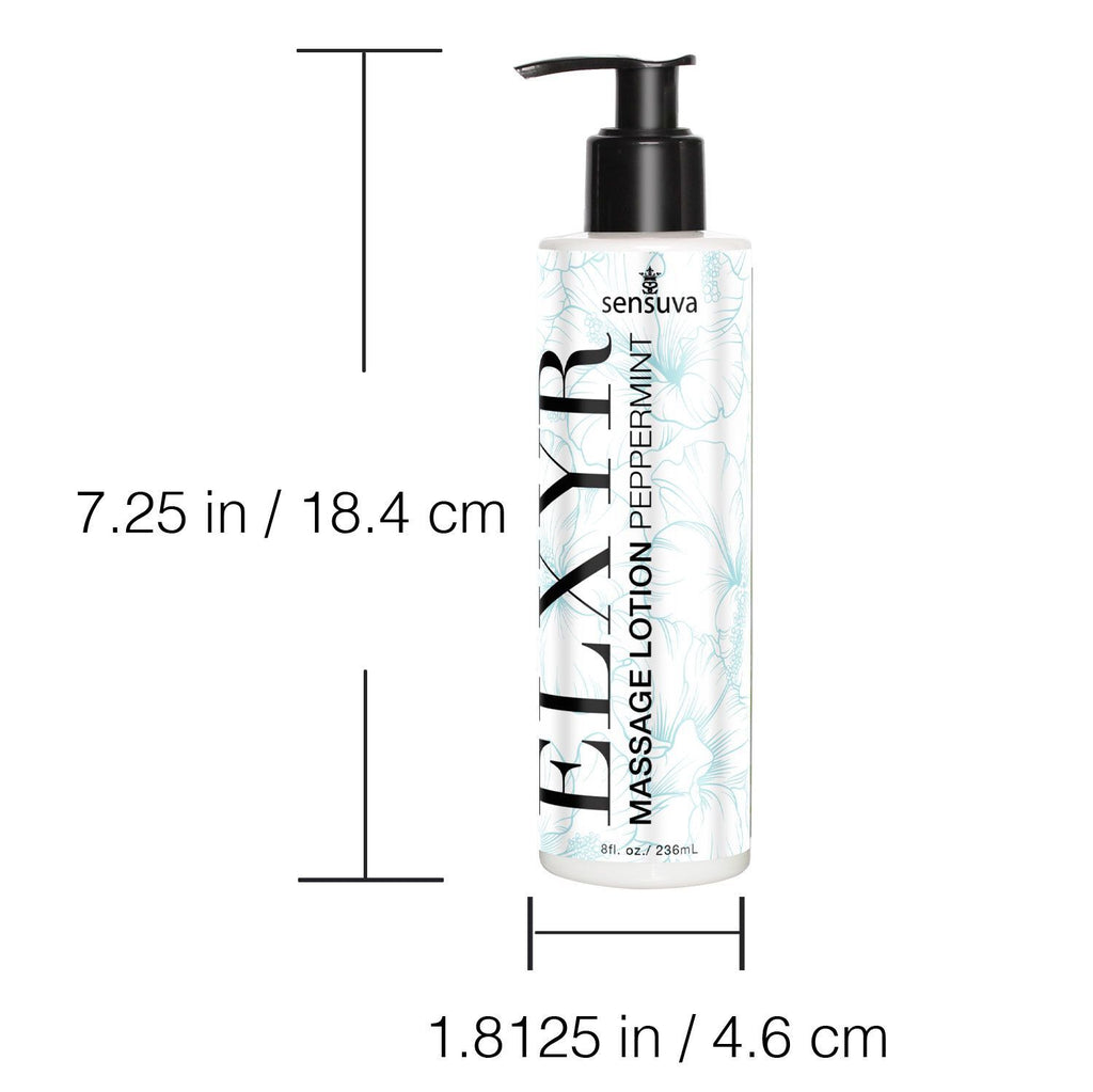 Лосьйон для масажу ніг та ступень Sensuva ELXYR Massage Lotion Peppermint