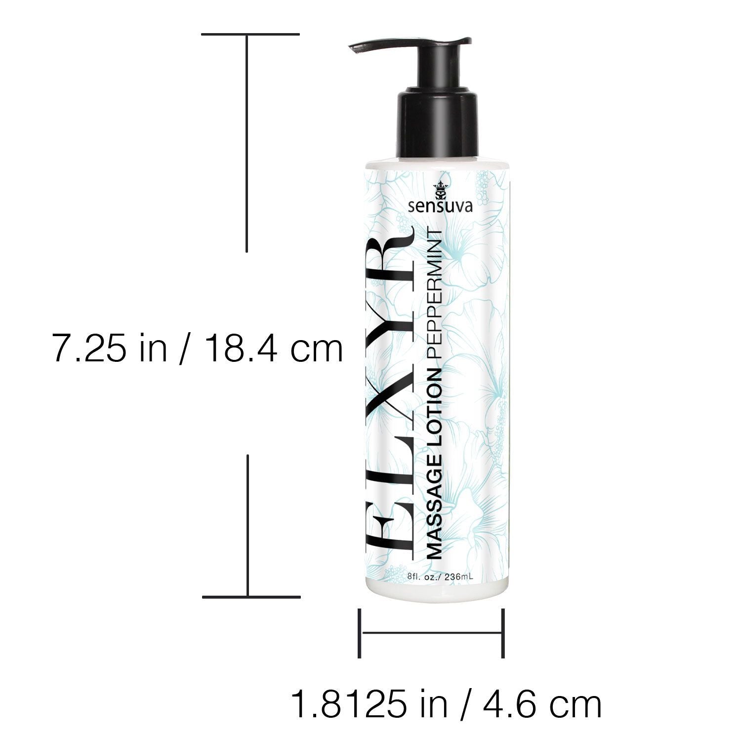 Лосьйон для масажу ніг та ступень Sensuva ELXYR Massage Lotion Peppermint