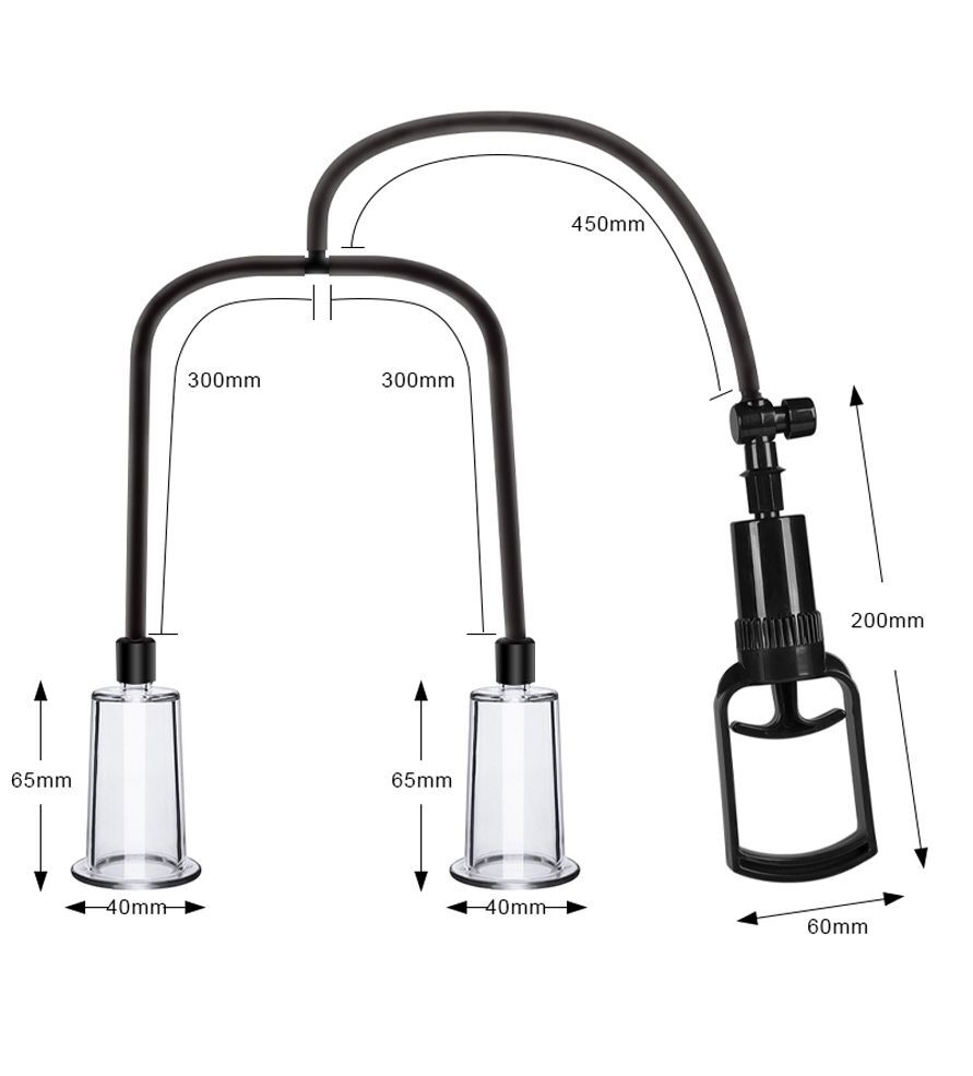 Вакуумна помпа для грудей та сосків Men Powerup Passion Pump