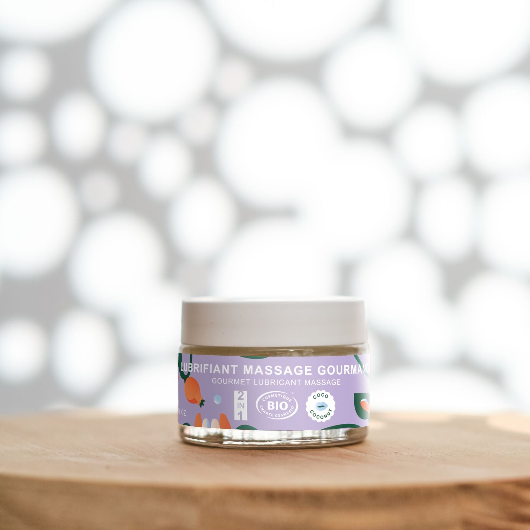 Масажна олія-лубрикант з ароматом та смаком кокоса Goliate Couple Gourmand Coco