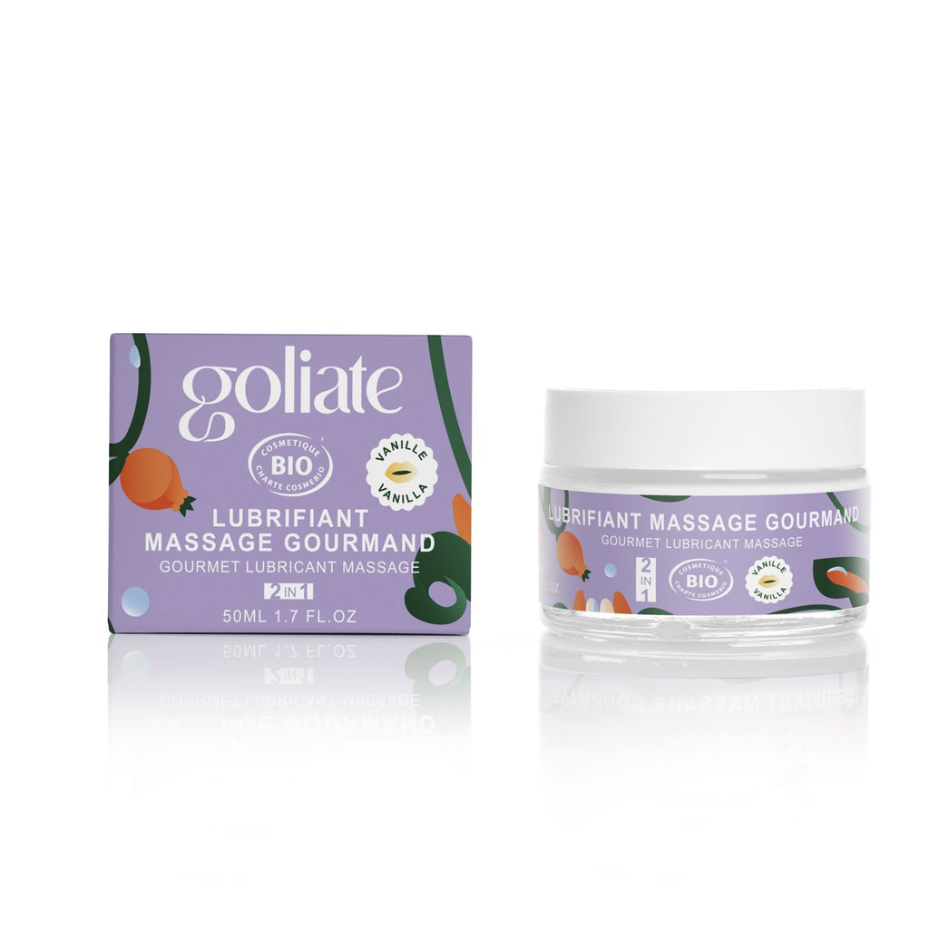 Масажна олія-лубрикант з ароматом та смаком ванілі Goliate Couple Gourmand Vanille