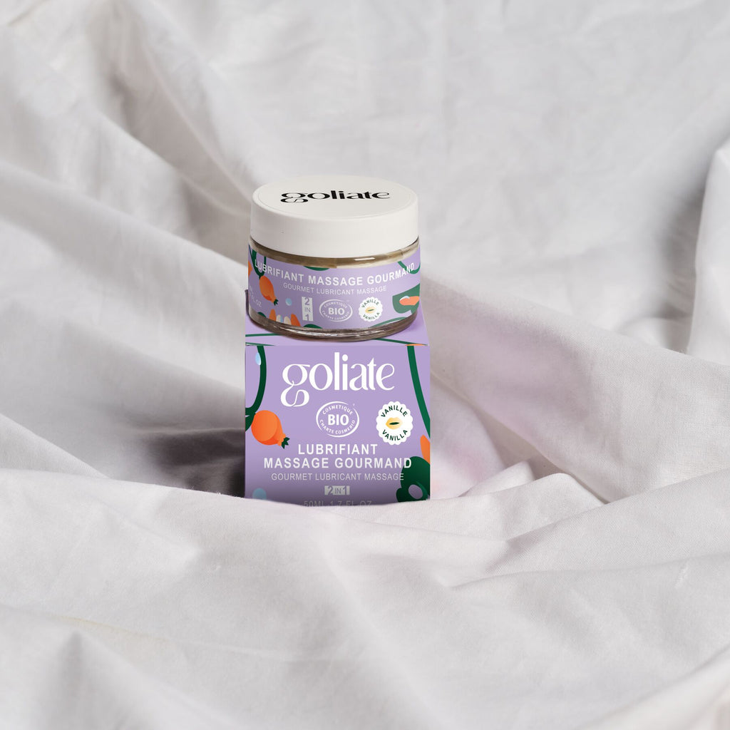 Масажна олія-лубрикант з ароматом та смаком ванілі Goliate Couple Gourmand Vanille