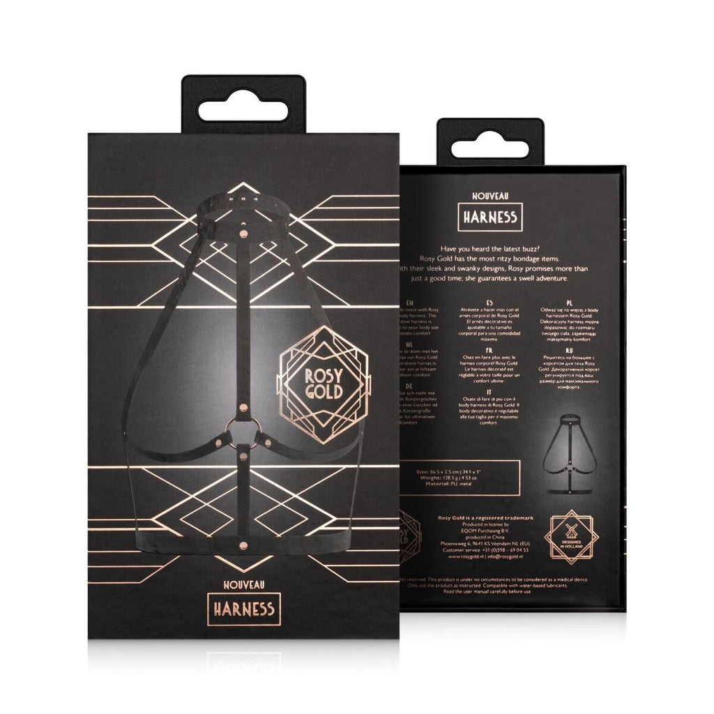 Портупея Rosy Gold Body Harness