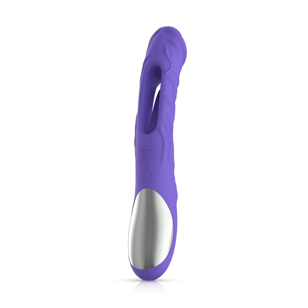 Вібратор Good Vibes Only Flax Vibrating Dildo with G-Spot Stimulator
