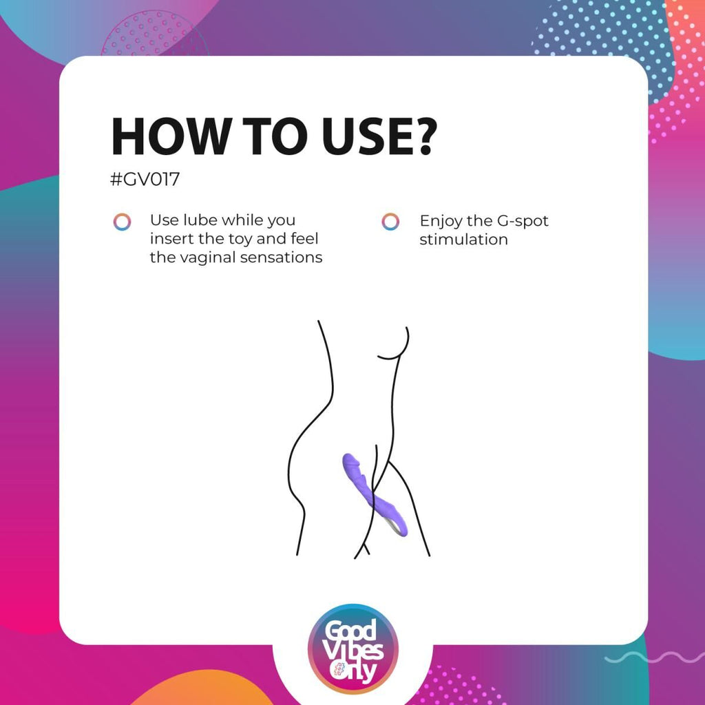 Вібратор Good Vibes Only Flax Vibrating Dildo with G-Spot Stimulator