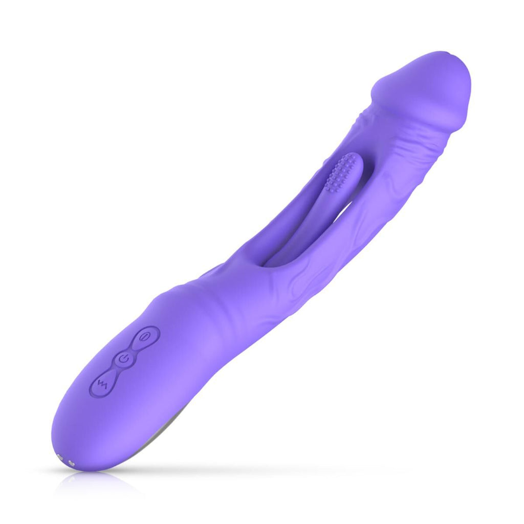 Вібратор Good Vibes Only Flax Vibrating Dildo with G-Spot Stimulator