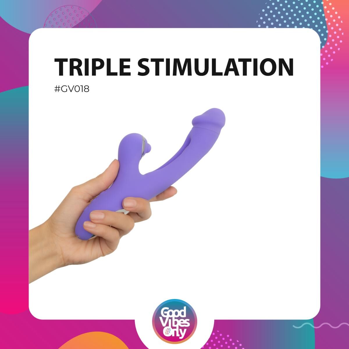 Вібратор-кролик Good Vibes Only Tess Rabbit Vibrator with G-Spot Stimulator