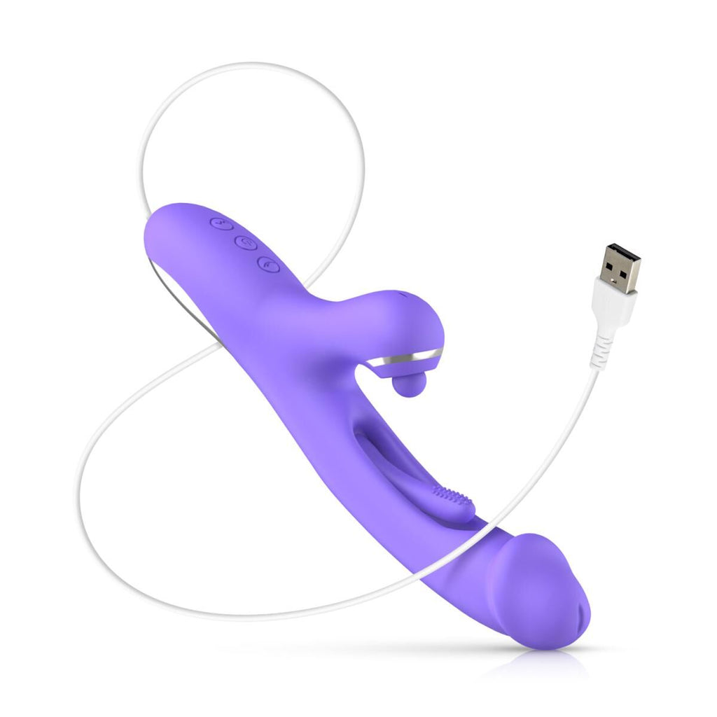 Вібратор-кролик Good Vibes Only Tess Rabbit Vibrator with G-Spot Stimulator
