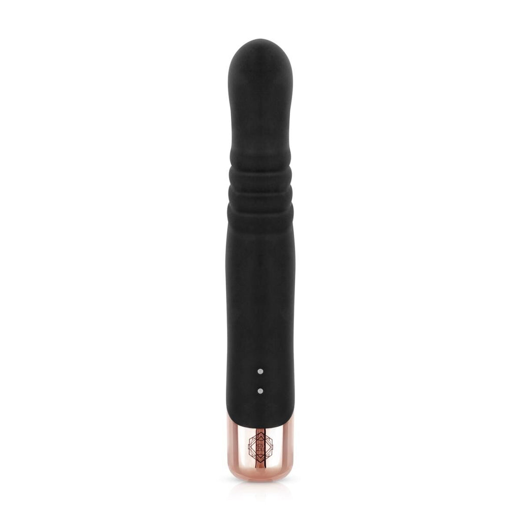 Вібратор-кролик Rosy Gold Rabbit Vibrator with thrusting function