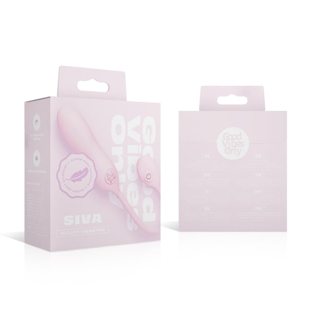 Віброяйце Good Vibes Only SIVA Bullet Vibrator Soft Silicone
