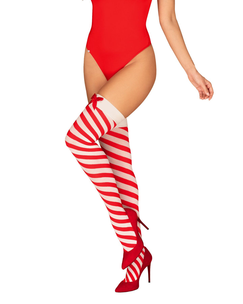Панчохи Obsessive Kissmas stockings