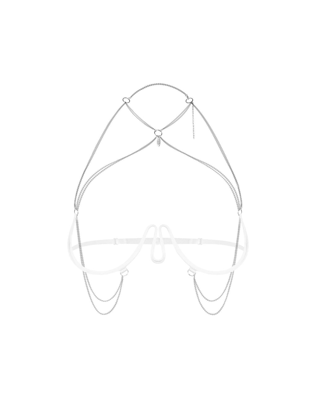 Прикраса на тіло Obsessive Lustique harness bra