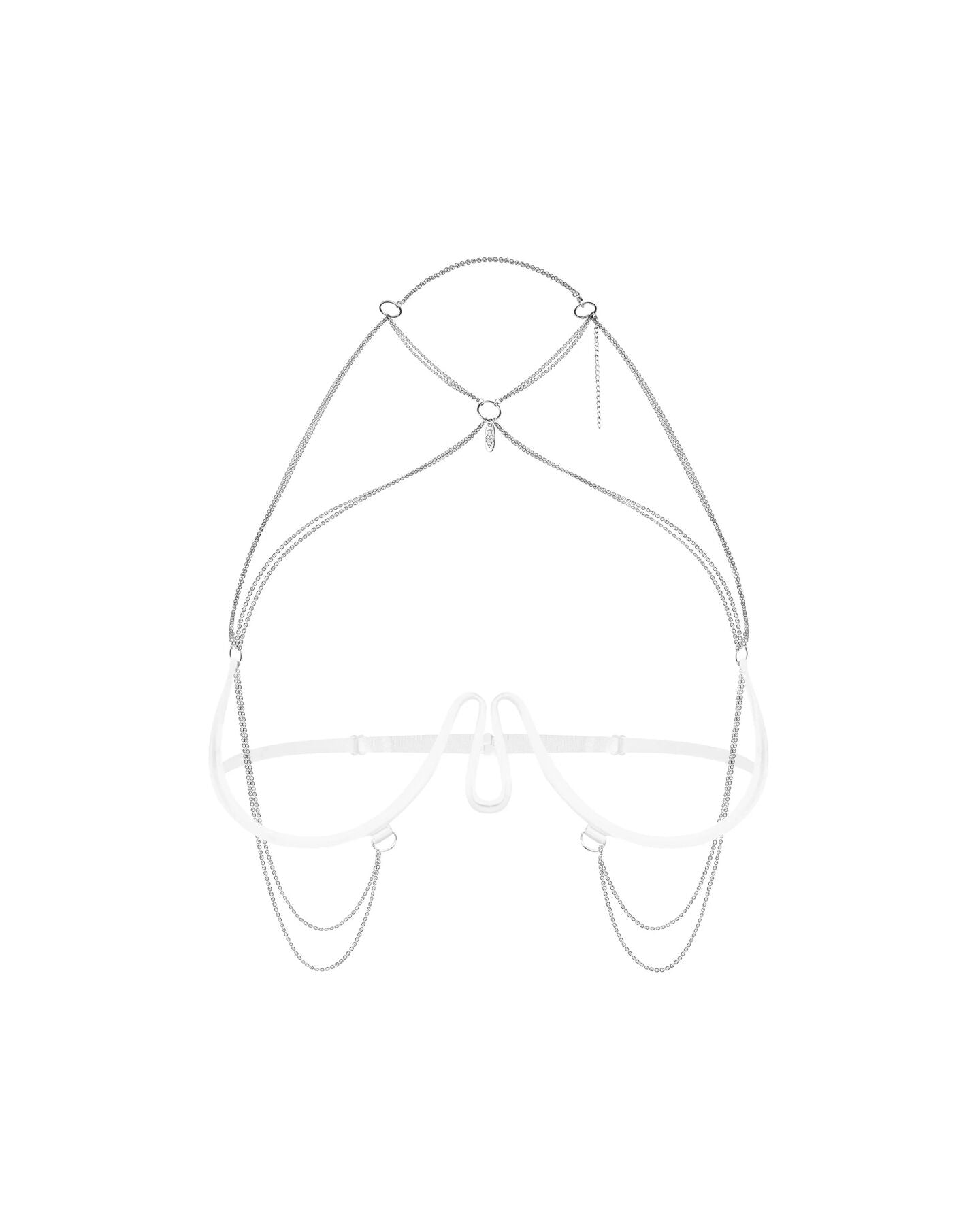 Прикраса на тіло Obsessive Lustique harness bra