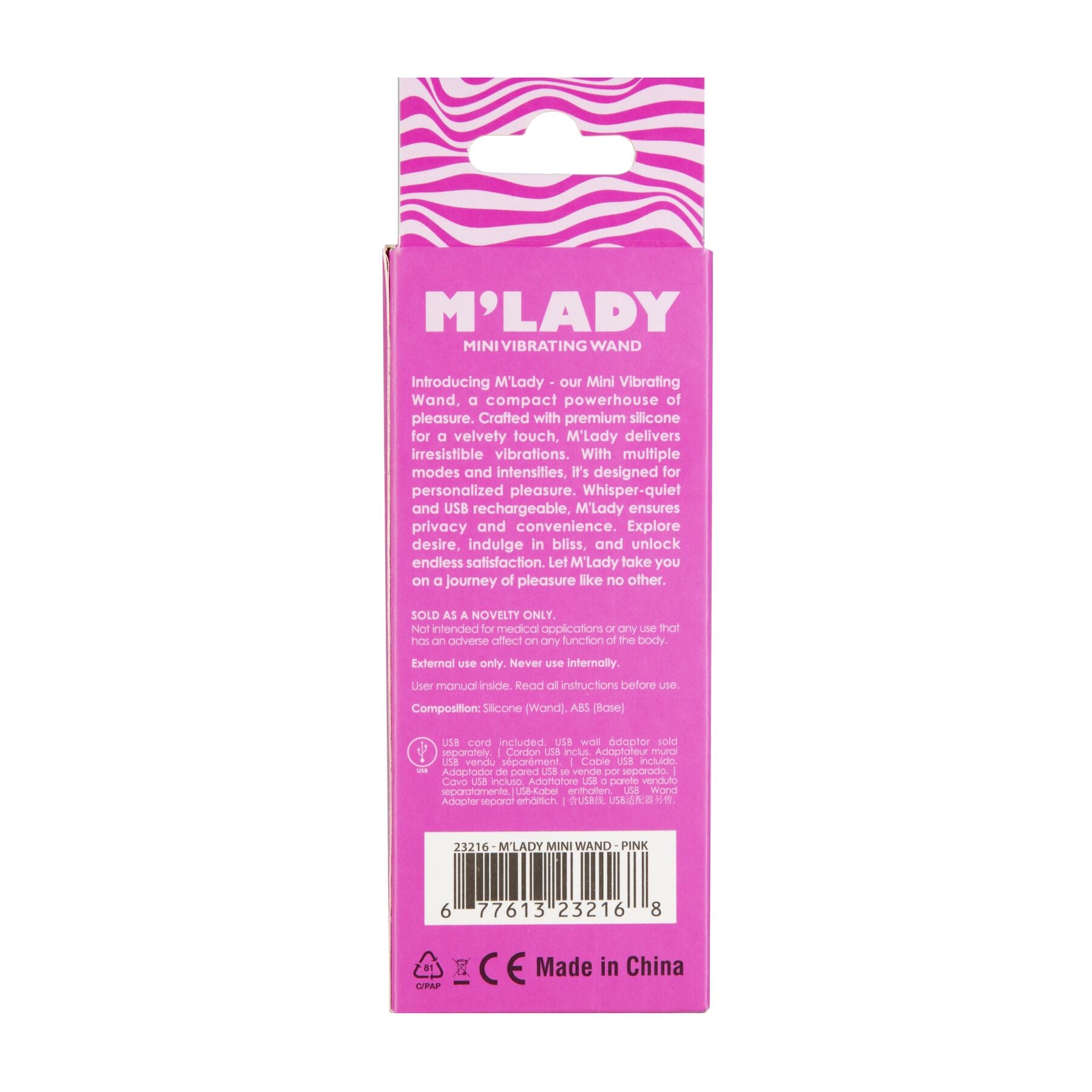 BMS Вібромасажер M’Lady Mini Vibrating Wand