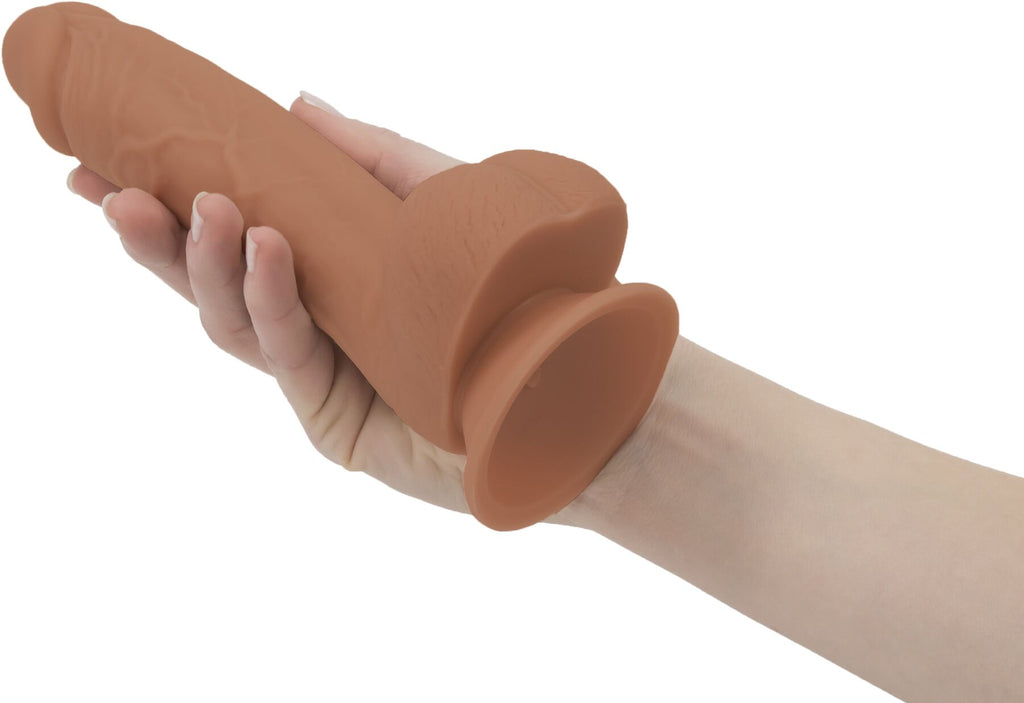 Фалоімітатор ADDICTION Steven 7.5 Silicone Dong Caramel