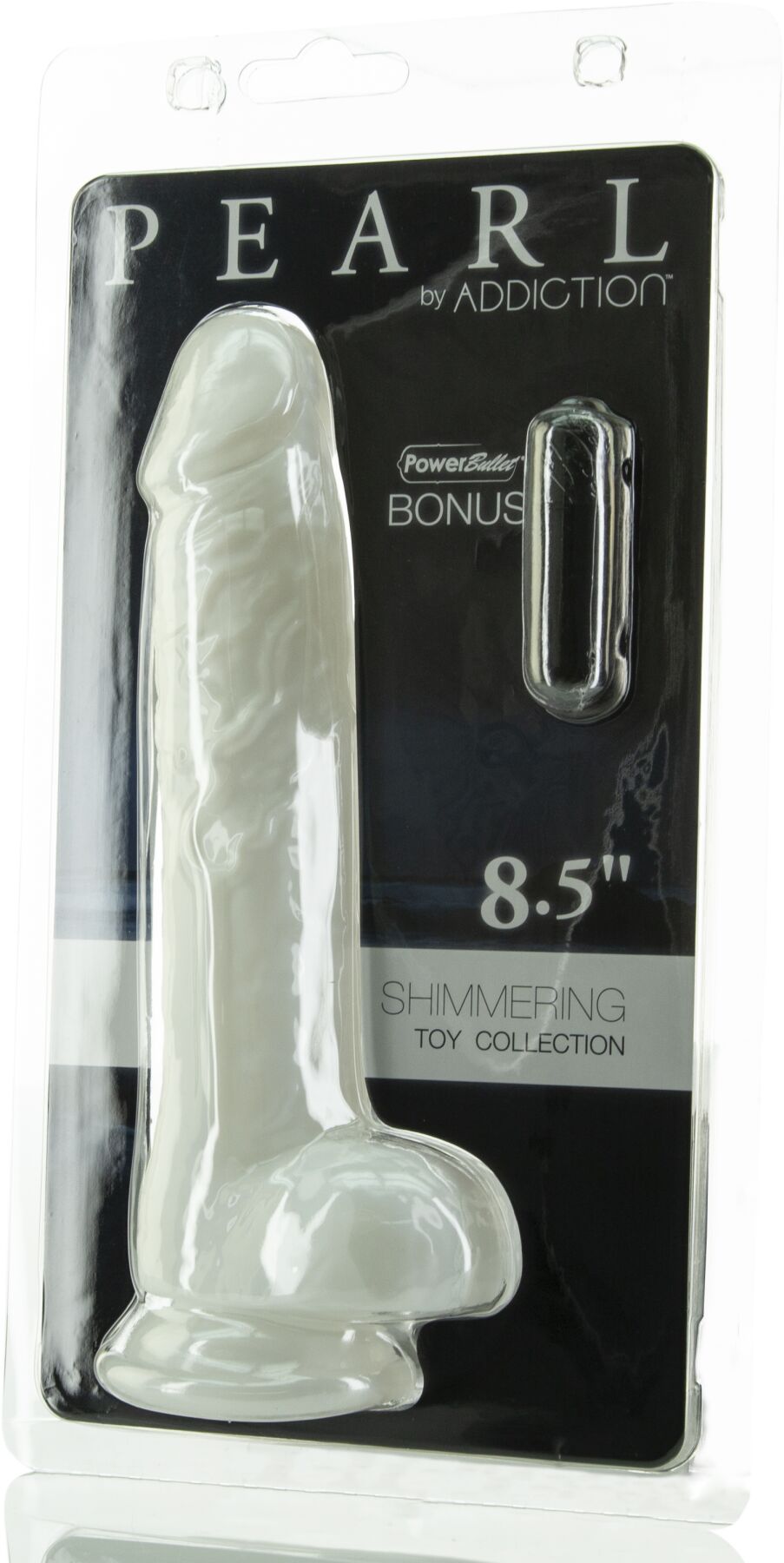 Фалоімітатор ADDICTION Pearl 8.5 Dildo with Balls