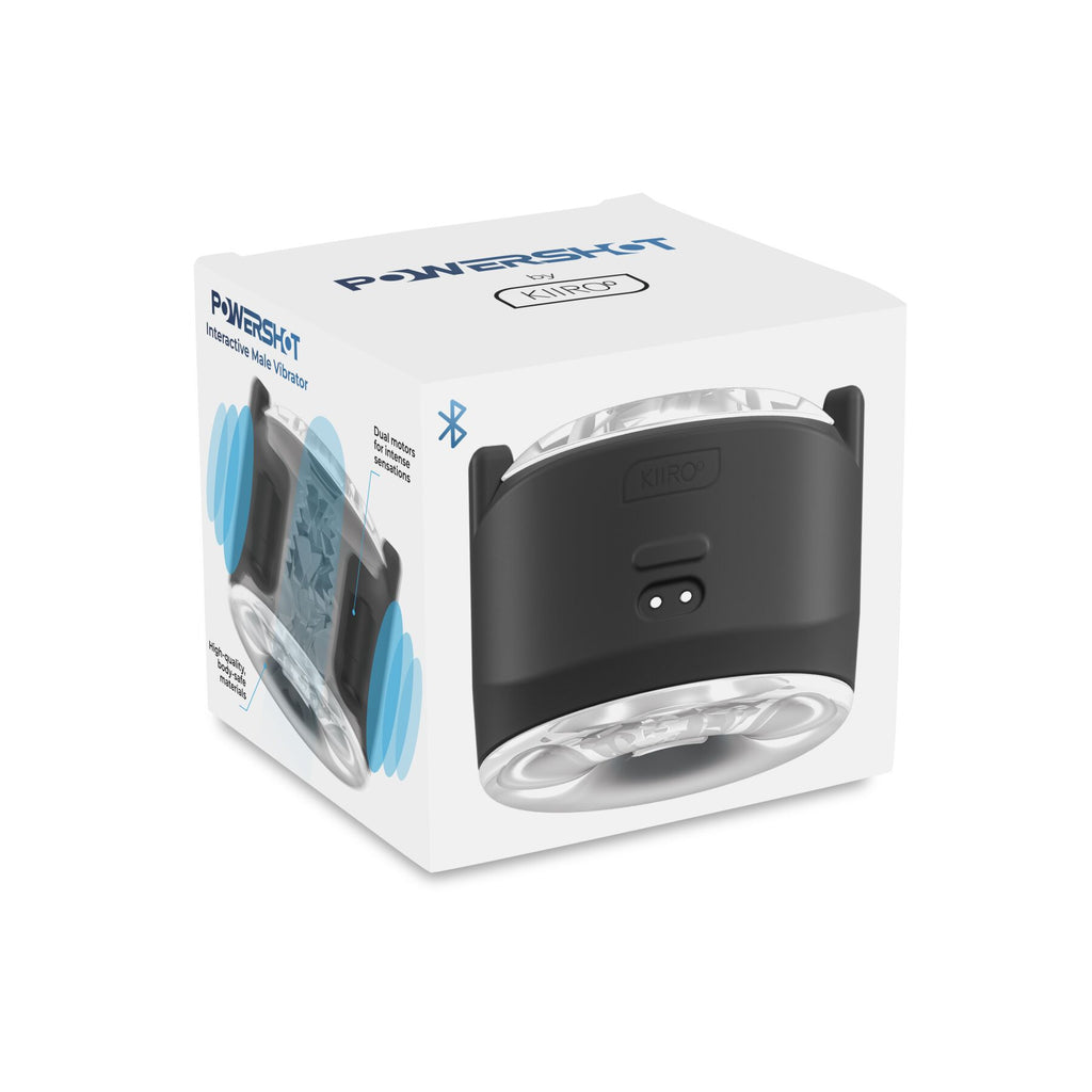 Інтерактивний мастурбатор 2в1 з вібрацією KIIROO PowerShot
