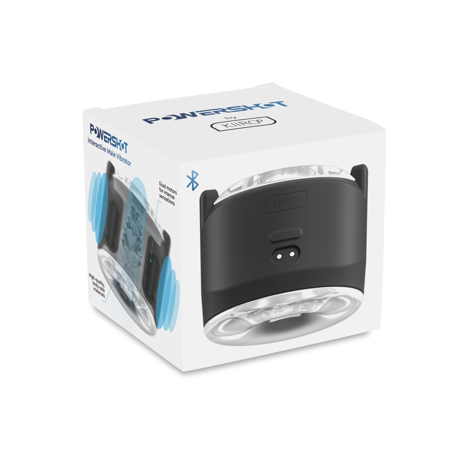 Інтерактивний мастурбатор 2в1 з вібрацією KIIROO PowerShot