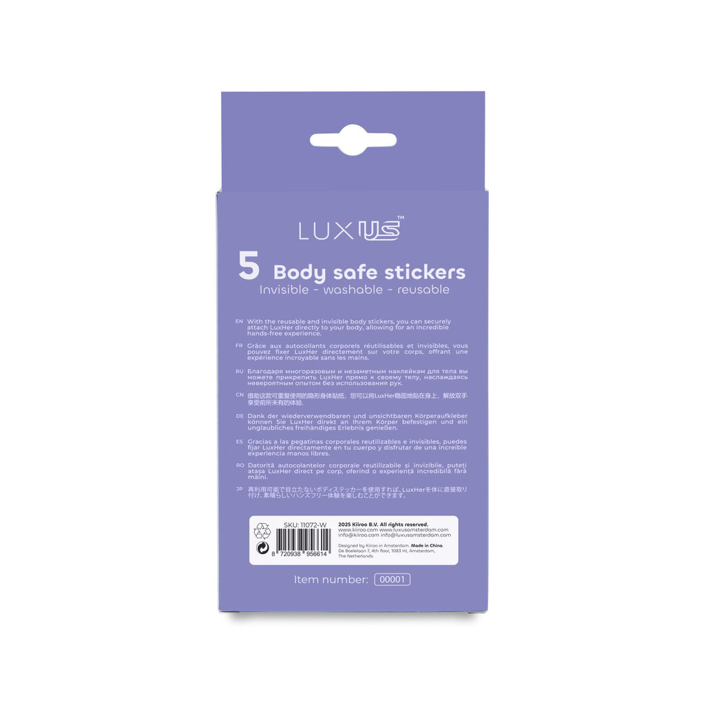Комплект наліпок для вібратора LuxusHer Kiiroo Luxus Stickers (