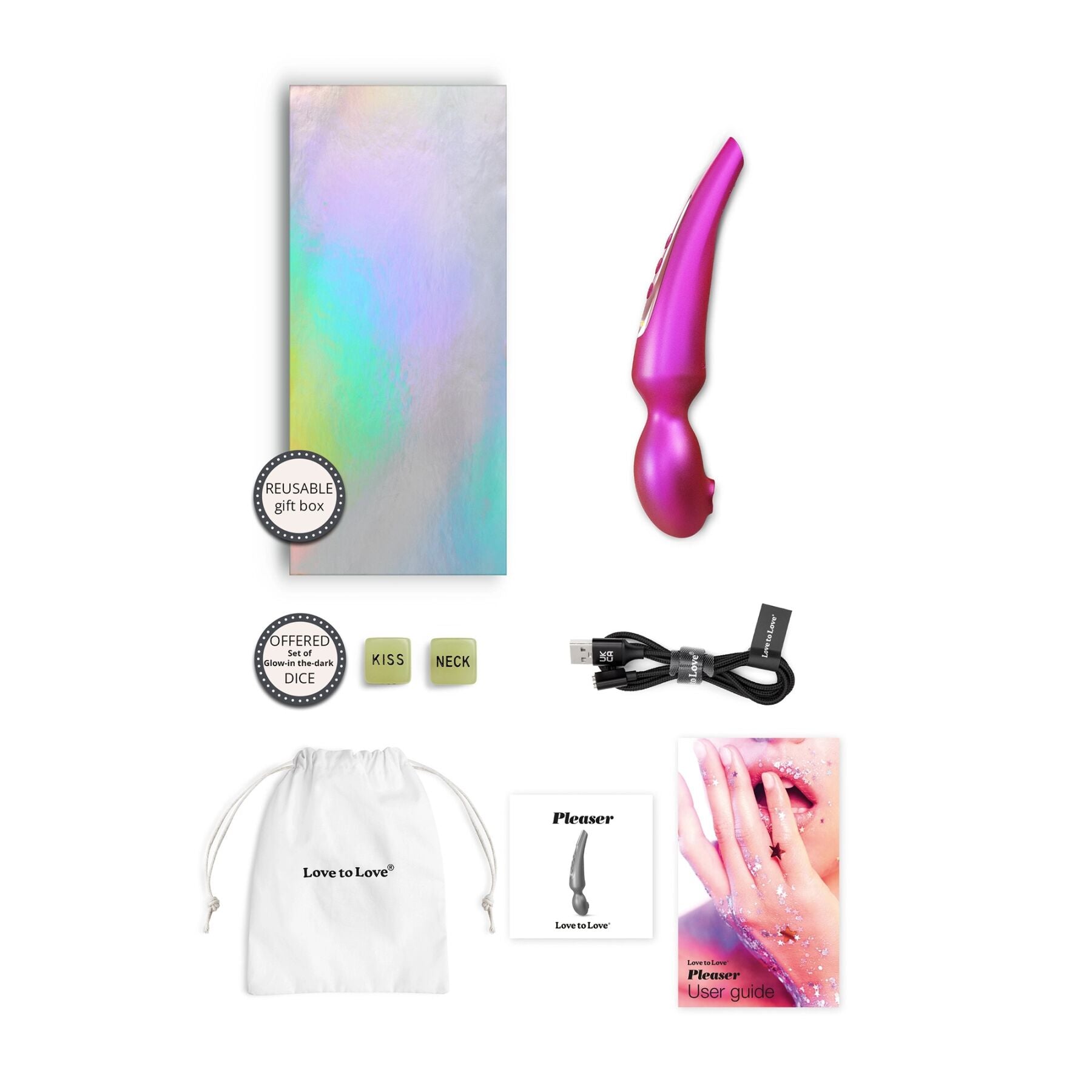 Стимулятор для клітора Love To Love Pleaser Iridescent
