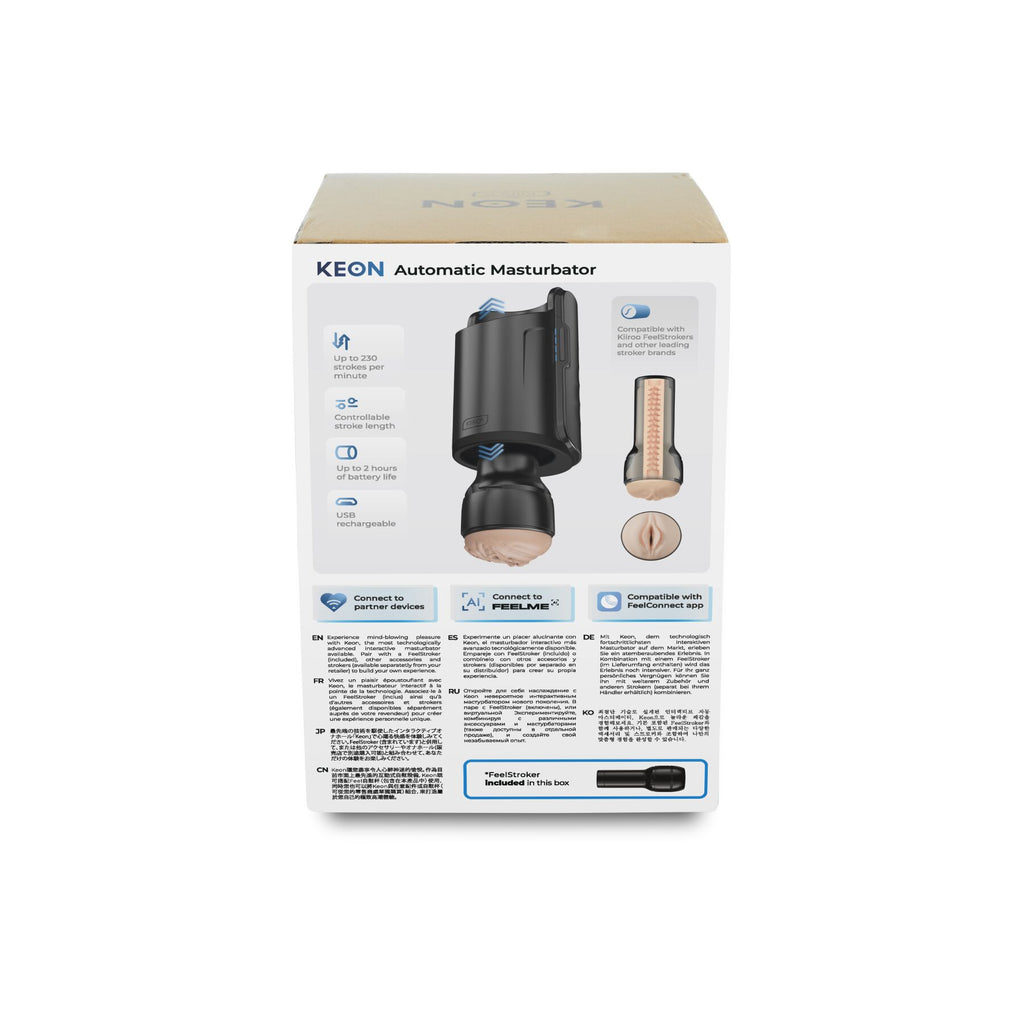 Інтерактивна секс-машина для чоловіків Kiiroo Keon Wi-Fi Combo Set