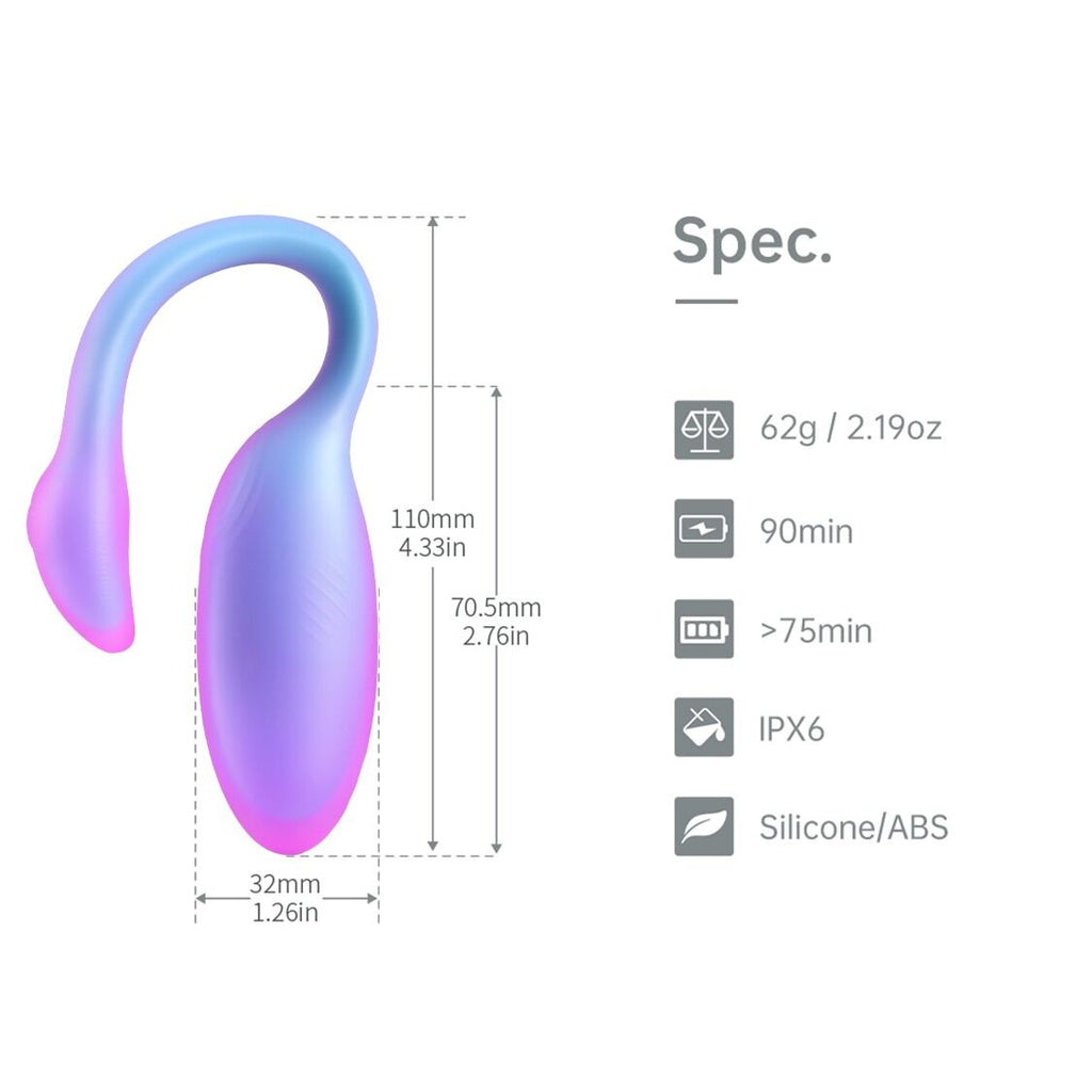 Смарт-віброяйце Magic Motion Flamingo Max 2 в 1 віброяйце та тренажер Кегеля