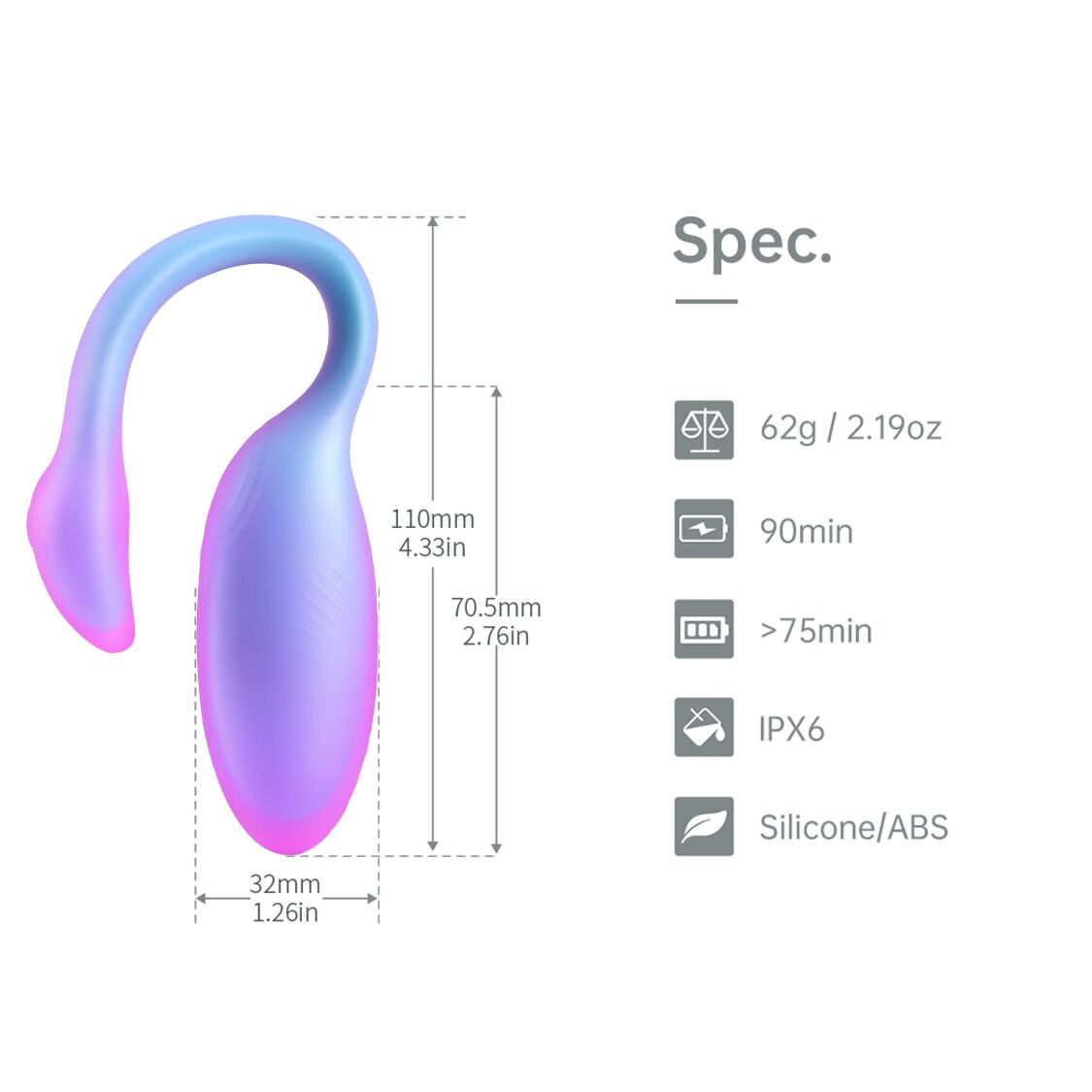Смарт-віброяйце Magic Motion Flamingo Max 2 в 1 віброяйце та тренажер Кегеля