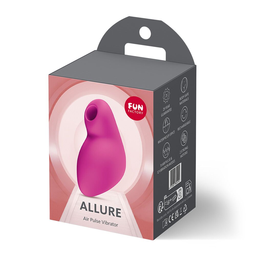 Вакуумний стимулятор з вібрацією Fun Factory Allure Magenta