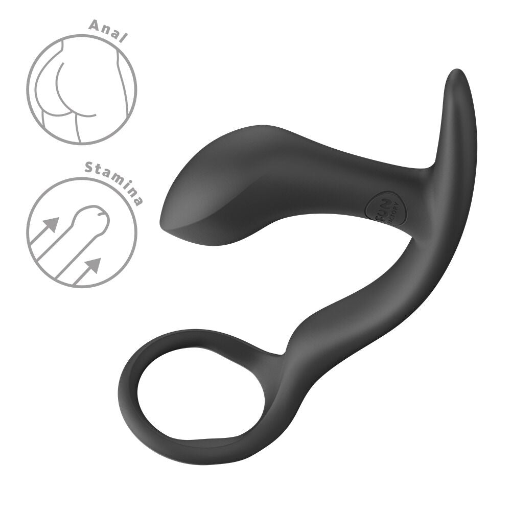 Анальна пробка з ерекційним кільцем Fun Factory BOOTIE RING