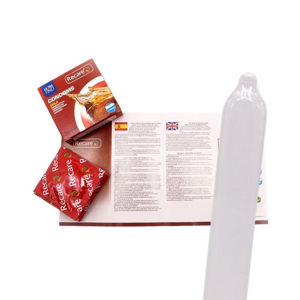 Презервативи Recare Cola Dotted&Ribbed Condoms