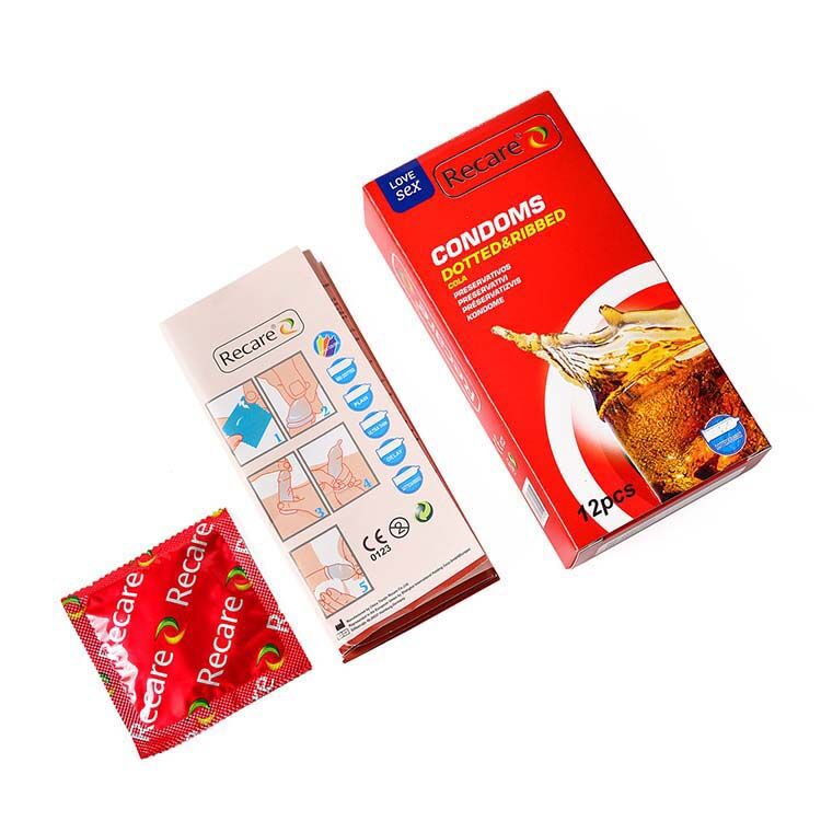 Презервативи Recare Cola Dotted&Ribbed Condoms